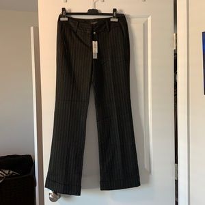 Talbots dress slacks, black pin stripe, brand new, tags still on